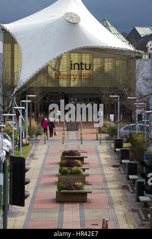 Un ingresso a Merry Hill Shopping Centre, Dudley, West Midlands, Foto Stock