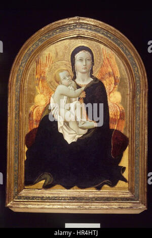 Il Brooklyn Museum - Madonna dell'Umiltà - Sano di Pietro Foto Stock