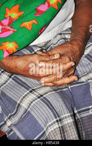 Nonna Mano, Kerala, India (foto Copyright © by Saji Maramon) Foto Stock