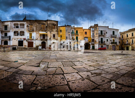 Splendida vista Bari vecchia città nel sud Italia Regione Puglia Foto Stock