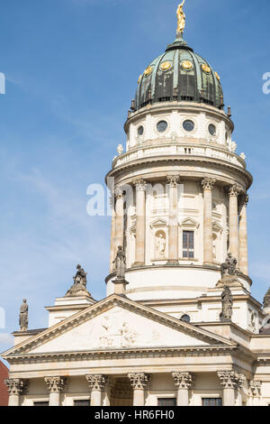 Berlin Gendarmenmarkt, Cattedrale francese o Französischer Dom. Mitte di Berlino, Germania Foto Stock