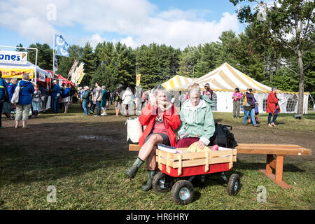 Massa comune country fair è una celebrazione unica rurale del new England vivere, si tiene ogni anno il terzo fine settimana del mese di settembre in unità, Maine, Stati Uniti d'America Foto Stock