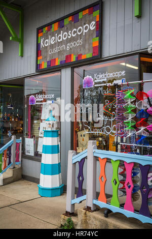 Negozi del Centro di Sugar Creek, Ohio, Stati Uniti d'America. Foto Stock