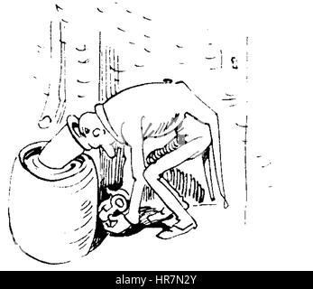 W Busch Der Haarbeutel 75 Foto Stock