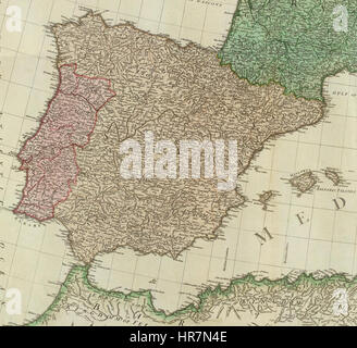 William Faden. Mediterraneo composito. 1785.K Foto Stock