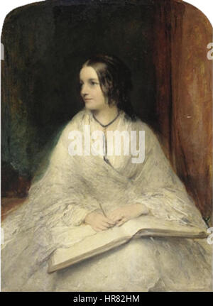 William Boxall ritratto di Jane Seymour Fortescue Foto Stock