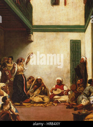 Il matrimonio ebraico (Delacroix) Foto Stock