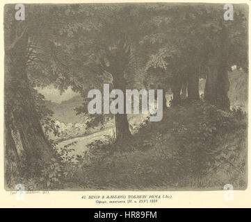 Questo dipinto di Taras Shevchenko, un importante artista ucraino, mostra la sua maestria nella ritrattistica e nel commento sociale. Shevchenko è noto per le sue raffigurazioni della vita Ucraina e per la sua difesa del cambiamento sociale attraverso l'arte. Foto Stock