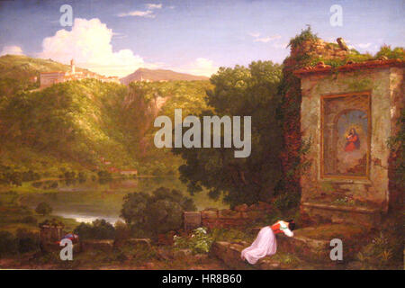 La soluzione WLA lacma Thomas Cole Il Penseroso Foto Stock