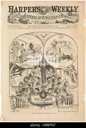 Benvenuti al Principe del Galles (Boston Public Library) Foto Stock