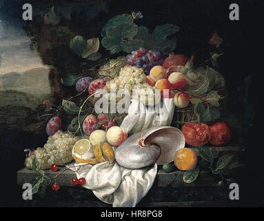 Figlio Joris Van - Still-Life di frutta - 1663 Foto Stock