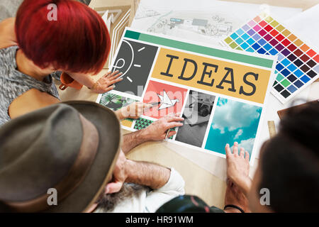 Idee creative immaginazione ispirazione Concept Foto Stock