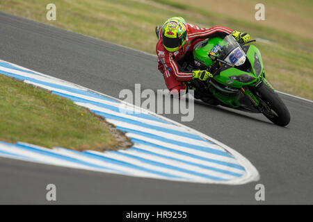 Venerdì, 24 febbraio, 2017. Circuito australiano di Phillip Island. Foto Stock