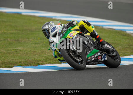 Venerdì, 24 febbraio, 2017. Circuito australiano di Phillip Island. Foto Stock