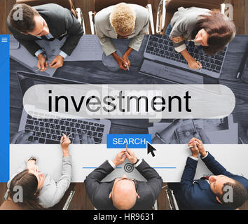 Finanza del mercato la concezione di business Foto Stock