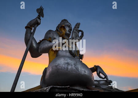 Enorme statua del signore Shiva in Murudeshwar, Karnataka Foto Stock