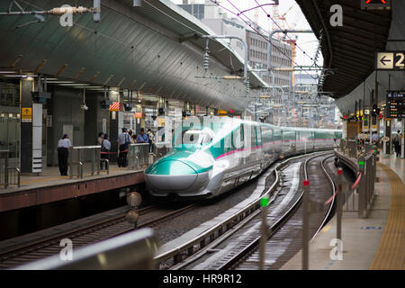 La serie E5 è un treno ad alta velocità azionata da Oriente Giappone Azienda ferroviaria (JR East) Foto Stock