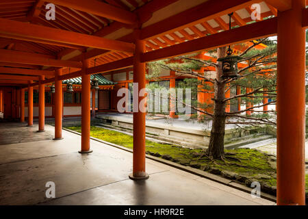 Il Santuario Heian è un santuario shintoista situato in Sakyo-ku, Kyoto, Giappone. Foto Stock