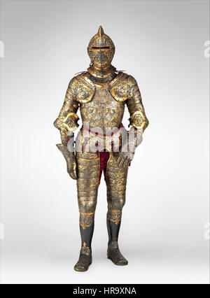 Armor di Enrico II Re di Francia - regnò 1547-59 Foto Stock