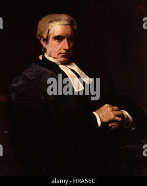 Sir Edward Fry da Francesco Montague ("Frank') Holl Foto Stock