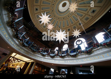 La Rotunda, Quincy Market, Boston, Massachusetts Foto Stock