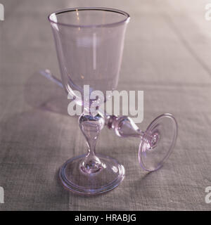 Occhiali viola. Foto Stock