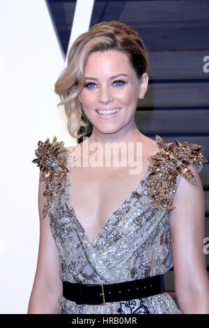 Beverly Hills, CA. 26 Febbraio, 2017. Elizabeth banche presso gli arrivi a 2017 Vanity Fair Oscar Party, Wallis Annenberg Center for the Performing Arts, Beverly Hills, CA, 26 febbraio 2017. Credito: Priscilla concedere/Everett raccolta/Alamy Live News Foto Stock