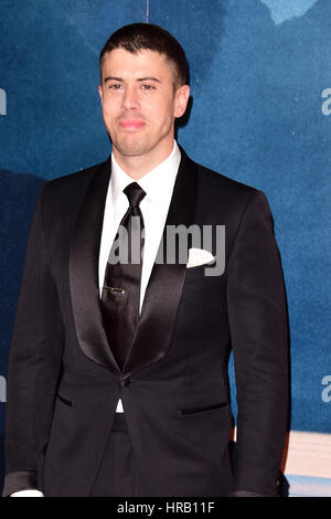 Londra, Regno Unito. 28 Feb, 2017. Toby Kebbell frequentando la premiere europeo di Kong Skull Island a Cineworld Empire Leicester Square Londra martedi 28 febbraio 2021 Credit: Peter Phillips/Alamy Live News Foto Stock