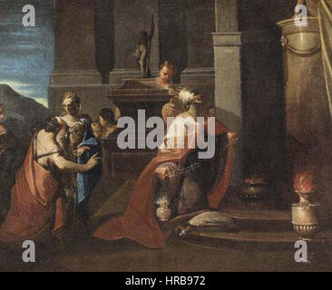 Salomone incesa gli idoli Foto Stock