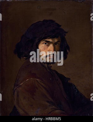 Salvator Rosa ritratto di auto Foto Stock