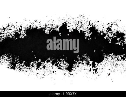 Grunge spruzzato nero linea. Arte di strada stile sfondo astratto. Illustrazione raster Foto Stock