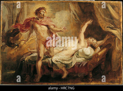 Rubens-Death-di-Semele Foto Stock