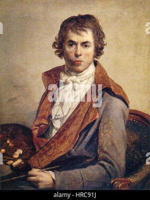 Self-portrait da Jacques-Louis David Foto Stock