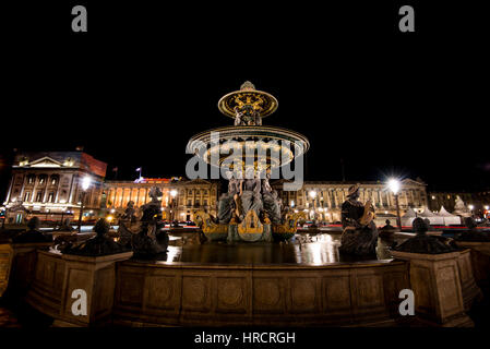 Place de la Concorde, Paris, Francia Foto Stock