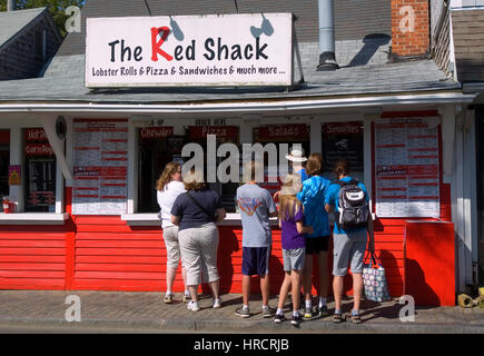 Uno snack shack a Provincetown in Massachusetts su Cape Cod Foto Stock