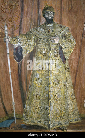 Alexander Golovin - Ritratto di Fëdor Chaliapin nel ruolo di Boris Godunov - Google Art Project Foto Stock