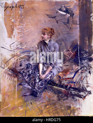 Boldini - Mme Gabrielle Rejane Foto Stock