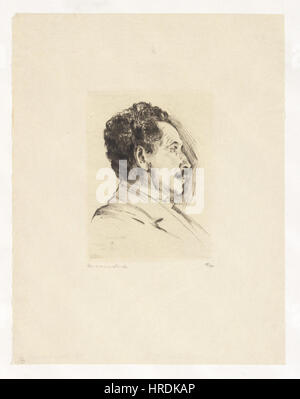 L'opera grafica di Hermann Said del 1987, intitolata "JMBerlin GDR 87 20 01", dimostra la sua padronanza nell'incisione e nella litografia. Il pezzo mette in evidenza l'approccio dettagliato di Smash alla stampa, con un lavoro preciso e un contrasto che trasmette una forte espressione emotiva e un effetto drammatico. Foto Stock