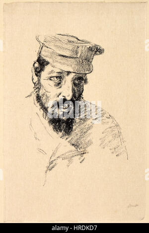 L'opera grafica di Hermann Said del 2002, conservata nella collezione JMBerlin, mostra il suo stile distintivo. Noto per le sue linee potenti e l'intensità emotiva, il pezzo di Said enfatizza i temi psicologici profondi, ritraendo la condizione umana con una cruda espressione emotiva. Foto Stock