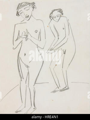 Ernst Ludwig Kirchner - uomo e donna - Google Art Project Foto Stock