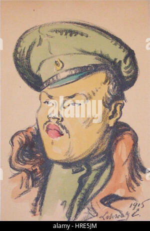 Lohwag russo prigioniero di guerra 1915 Foto Stock