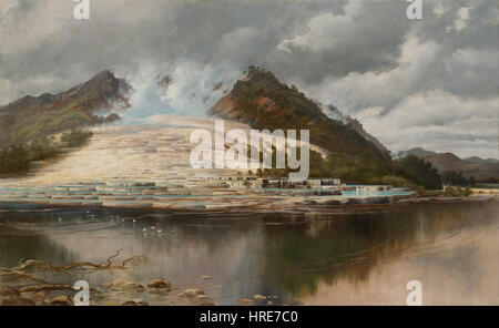 Charles Blomfield - Bianco terrazze, Rotomahana - Google Art Project Foto Stock