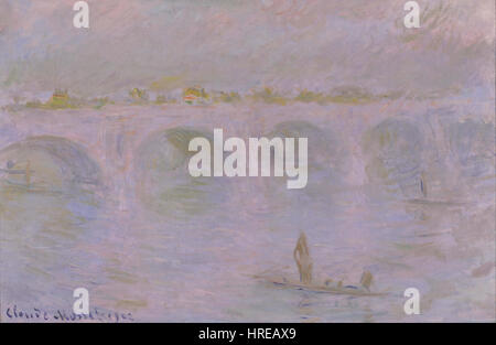Claude Monet - Waterloo Bridge di Londra - Google Art Project Foto Stock