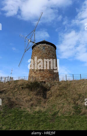 St monans windmill fife scozia febbraio 2017 Foto Stock