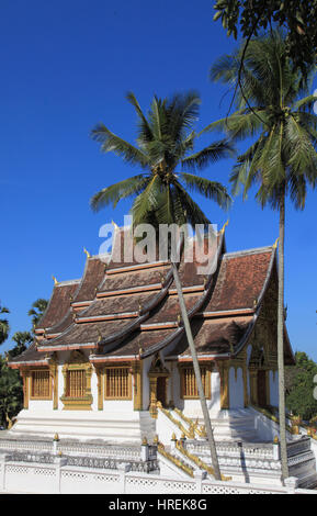 Laos; Luang Prabang; Haw Pha Bang, Tempio Reale, Foto Stock