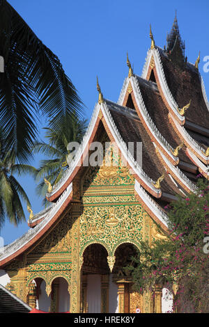 Laos; Luang Prabang; Haw Pha Bang, Tempio Reale, Foto Stock