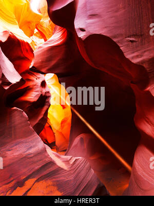 Antelope Canyon, Pagina, Arizona, Stati Uniti d'America Foto Stock