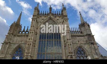 York Minster e York Foto Stock
