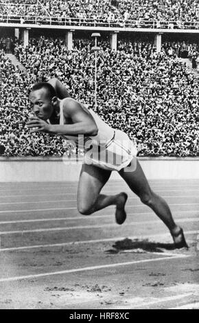 Jesse Owens, American Olympian Foto Stock