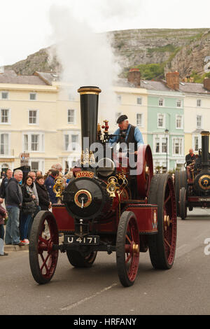 Motore di trazione Parade a Llandudno Festival Vittoriano. Foto Stock